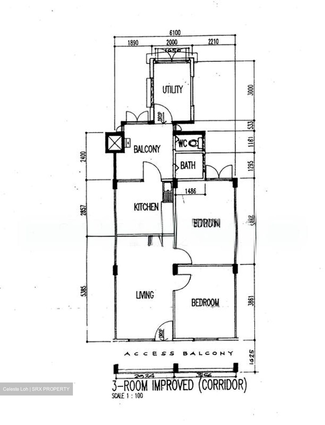Blk 115 Toa Payoh North (Toa Payoh), HDB 3 Rooms #591054651